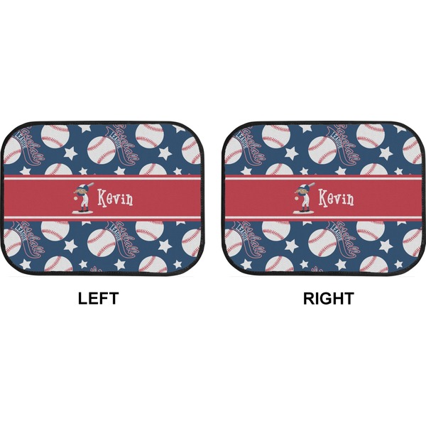 Baseball Car Floor Mats (Back Seat) (Approval)