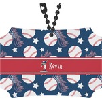 Baseball Rear View Mirror Ornament (Personalized)