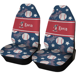 Baseball Car Seat Covers (Set of Two) (Personalized)