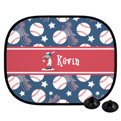 Baseball Car Side Window Sun Shade (Personalized)