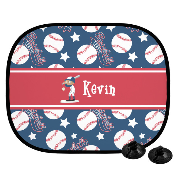 Custom Baseball Car Side Window Sun Shade (Personalized)