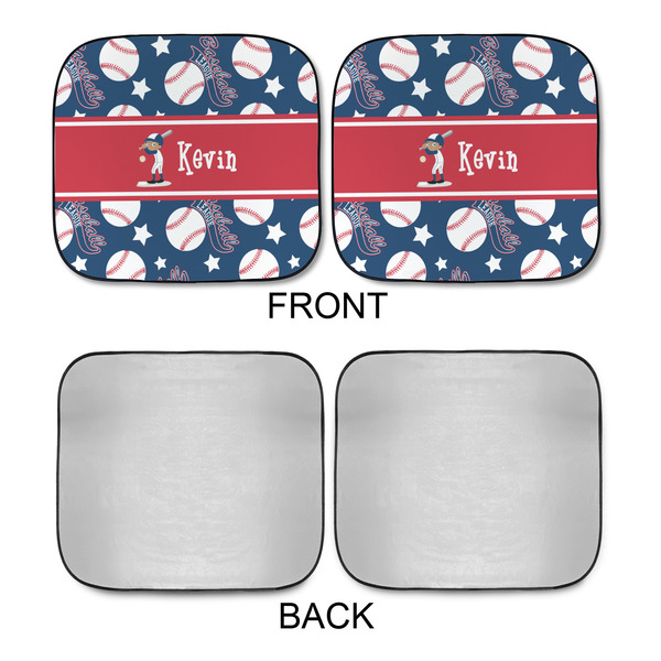 Baseball Car Sun Shades - APPROVAL