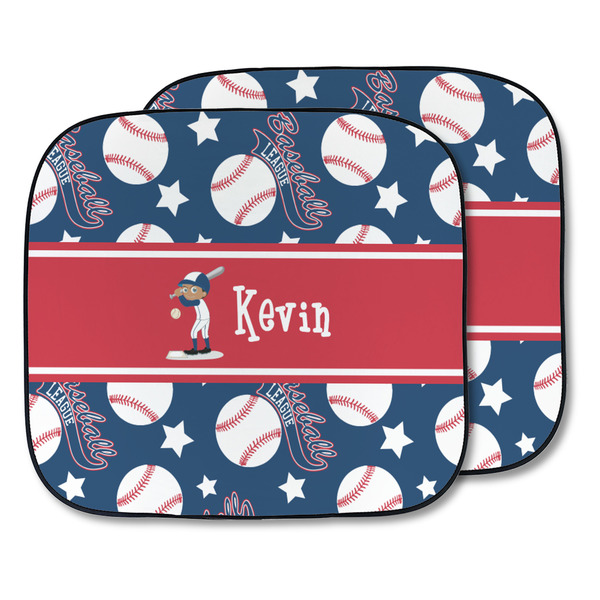 Custom Baseball Car Sun Shade - Two Piece (Personalized)