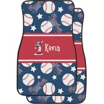Baseball Car Floor Mats (Front Seat) (Personalized)