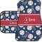 Baseball Car Floor Mats Set - 2 Front & 2 Back (Personalized)