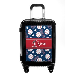 Baseball Carry On Hard Shell Suitcase (Personalized)