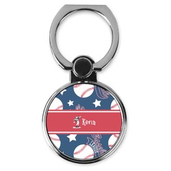Baseball Cell Phone Ring Stand & Holder (Personalized)