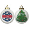 Baseball Ceramic Christmas Ornament - X-Mas Tree (APPROVAL)