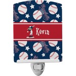 Baseball Ceramic Night Light (Personalized)