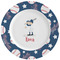 Baseball Ceramic Plate w/Rim