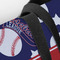 Baseball Closeup of Tote w/Black Handles