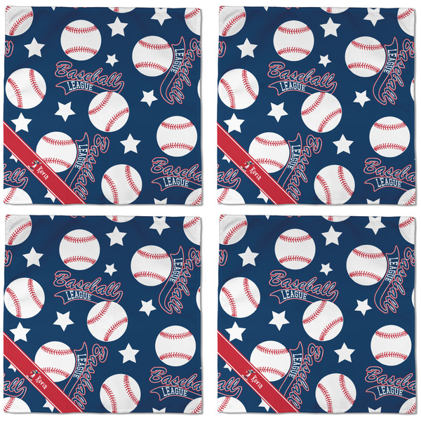 Baseball Cloth Napkins - Personalized Dinner (APPROVAL) Set of 4