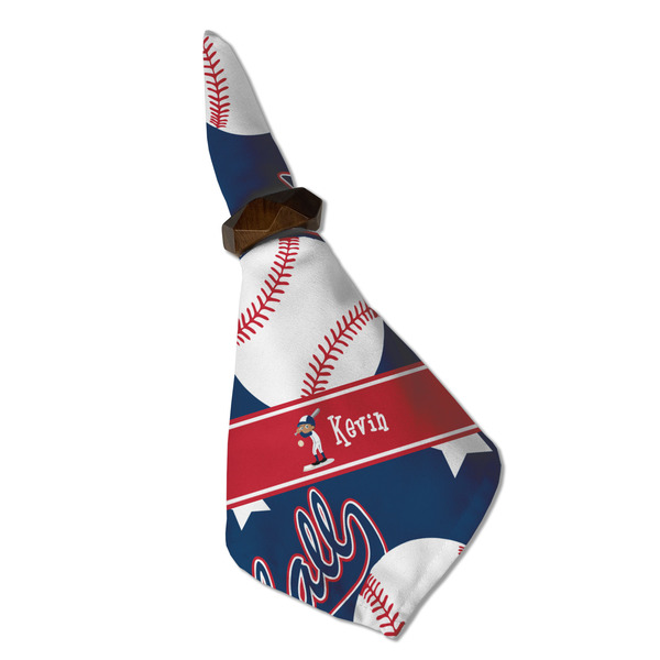 Baseball Cloth Napkins - Personalized Dinner (Folded in Ring) (MAIN)