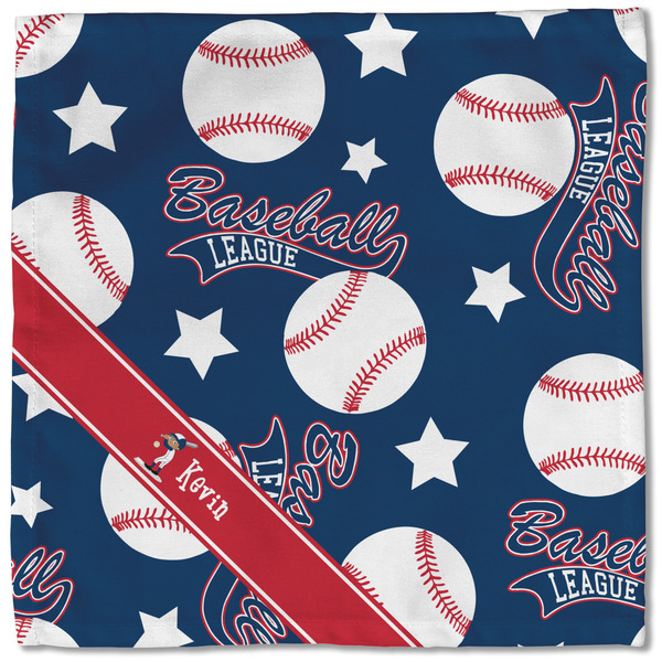 Baseball Cloth Napkins - Personalized Lunch (Single Full Open)