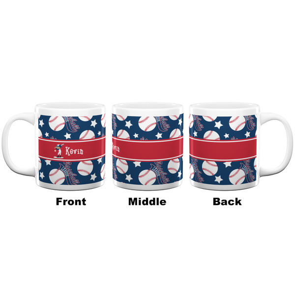 Baseball Coffee Mug - 20 oz - White APPROVAL