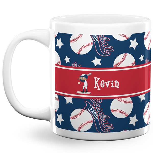 Baseball Coffee Mug - 20 oz - White