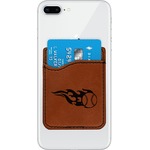 Baseball Leatherette Phone Wallet