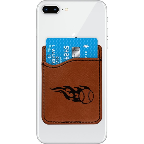 Custom Baseball Leatherette Phone Wallet