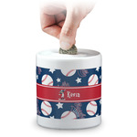 Baseball Coin Bank (Personalized)