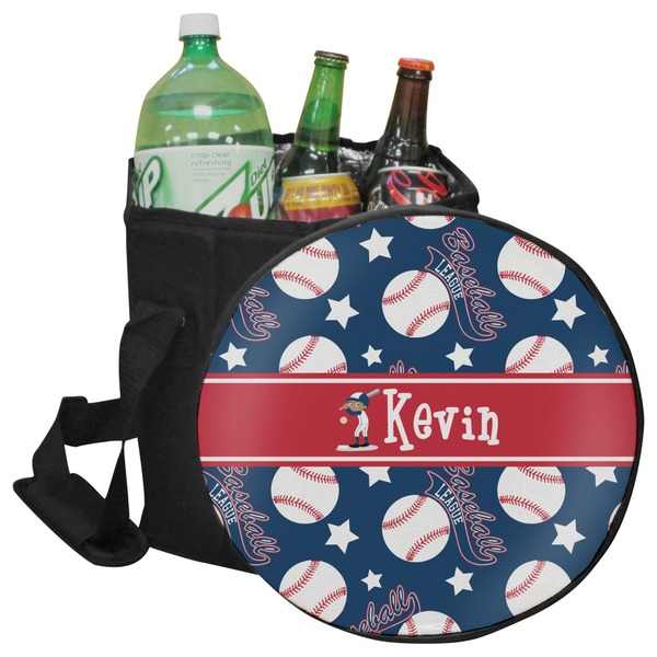 Custom Baseball Collapsible Cooler & Seat (Personalized)