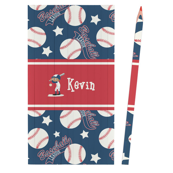 Baseball Colored Pencils - Front View