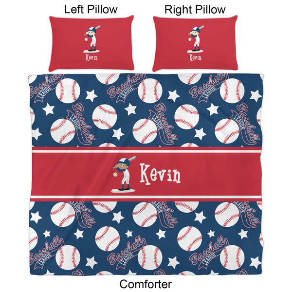 Baseball Comforter Set - King - Approval