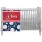 Baseball Crib Comforter / Quilt (Personalized)