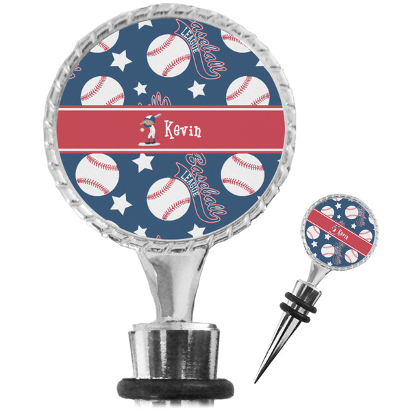 Custom Baseball Wine Bottle Stopper (Personalized)