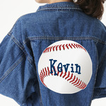 Baseball Twill Iron On Patch - Custom Shape - 3XL (Personalized)