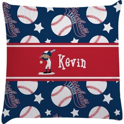 Baseball Decorative Pillow Case (Personalized)