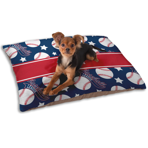 Custom Baseball Dog Bed - Small w/ Name or Text
