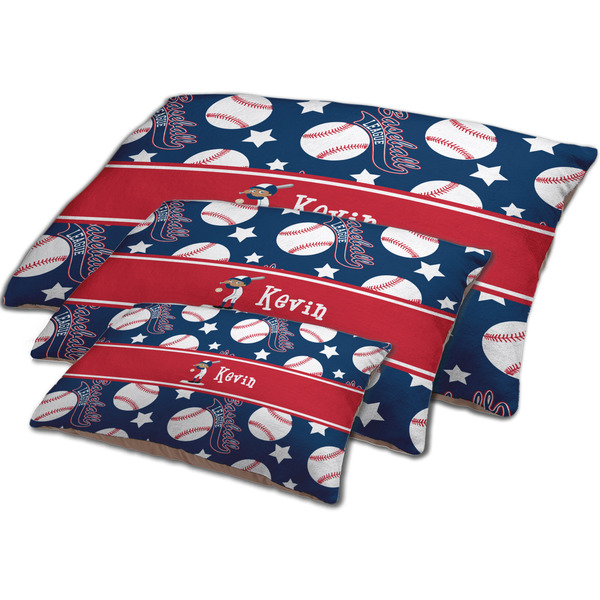 Baseball Dog Beds - MAIN (sm, med, lrg)