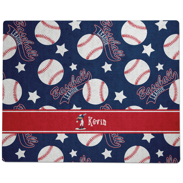 Baseball Dog Food Mat - Large without Bowls