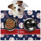 Baseball Dog Food Mat - Medium w/ Name or Text