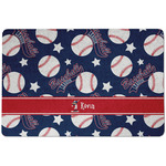 Baseball Dog Food Mat w/ Name or Text