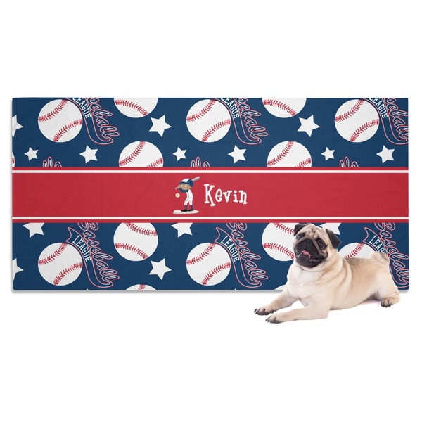 Custom Baseball Dog Towel (Personalized)