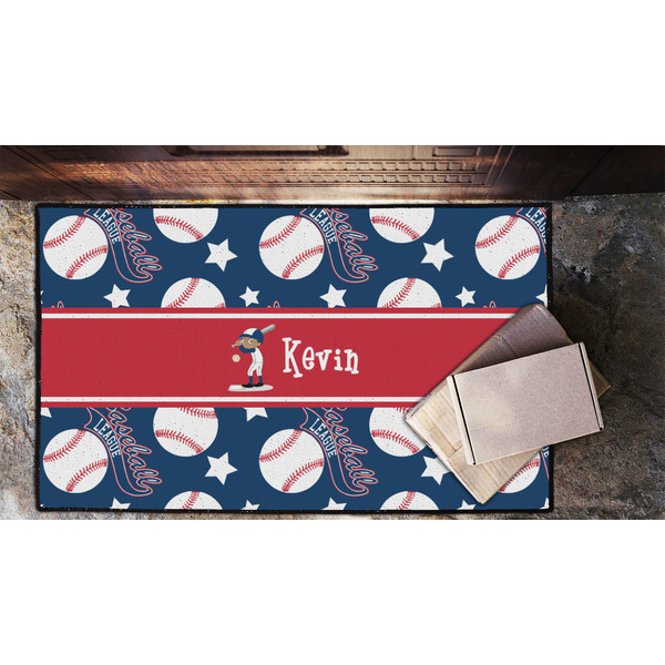 Baseball Door Mat - LIFESTYLE (Lrg)