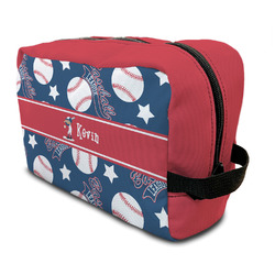 Baseball Toiletry Bag / Dopp Kit (Personalized)
