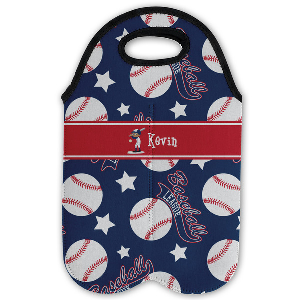 Baseball Double Wine Tote - Flat (new)