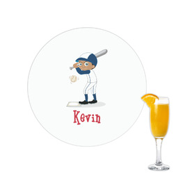 Baseball Printed Drink Topper - 2.15" (Personalized)