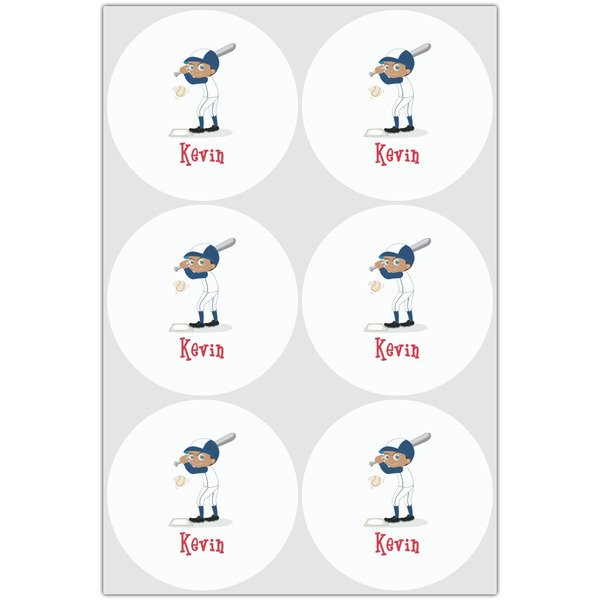 Baseball Drink Topper - XLarge - Set of 6