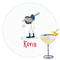 Baseball Drink Topper - XLarge - Single with Drink