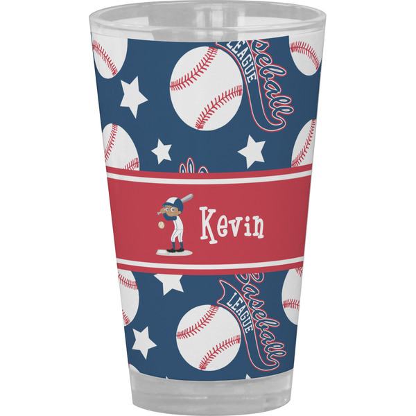 Custom Baseball Pint Glass - Full Color (Personalized)