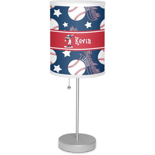 Custom Baseball Lamp with Drum Shade (Personalized)