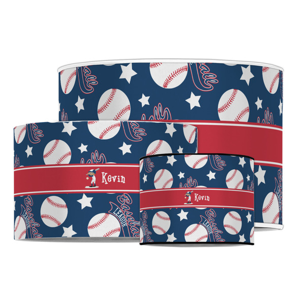 Baseball Drum Lampshades - MAIN
