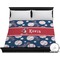 Baseball Duvet Cover - King (Personalized)