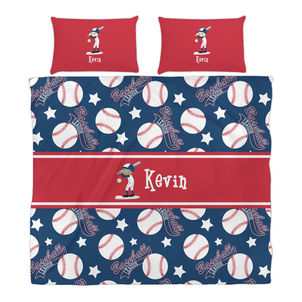 Baseball Duvet Cover Set - King - Alt Approval