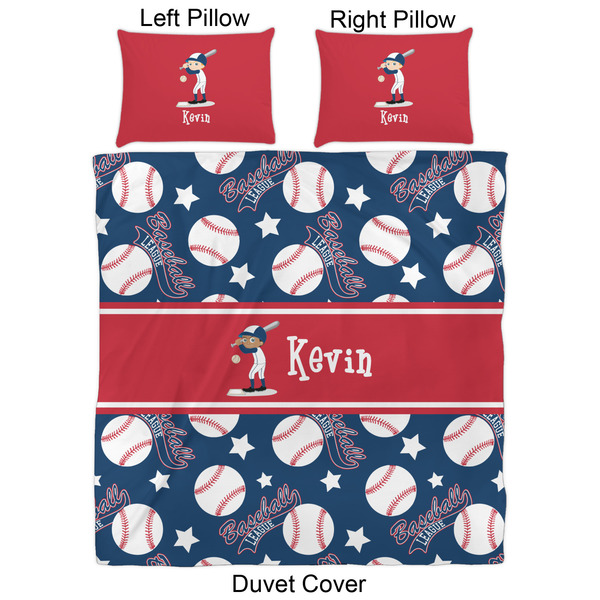Baseball Duvet Cover Set - Queen - Approval