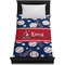 Baseball Duvet Cover - Twin - On Bed - No Prop
