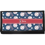 Baseball Canvas Checkbook Cover (Personalized)